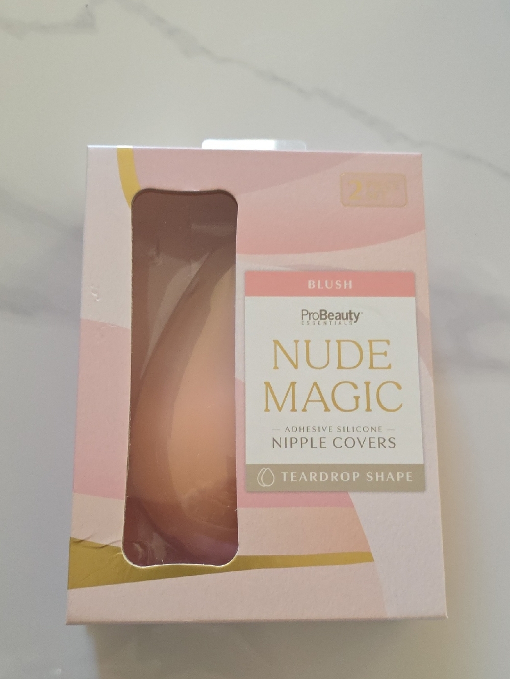 ProBeauty Nude Magic Adhesive Silicone Nipple Covers - Blush